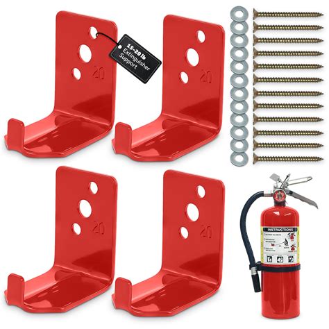 fire extinguisher metal strap bracket boise|home fire extinguisher brackets.